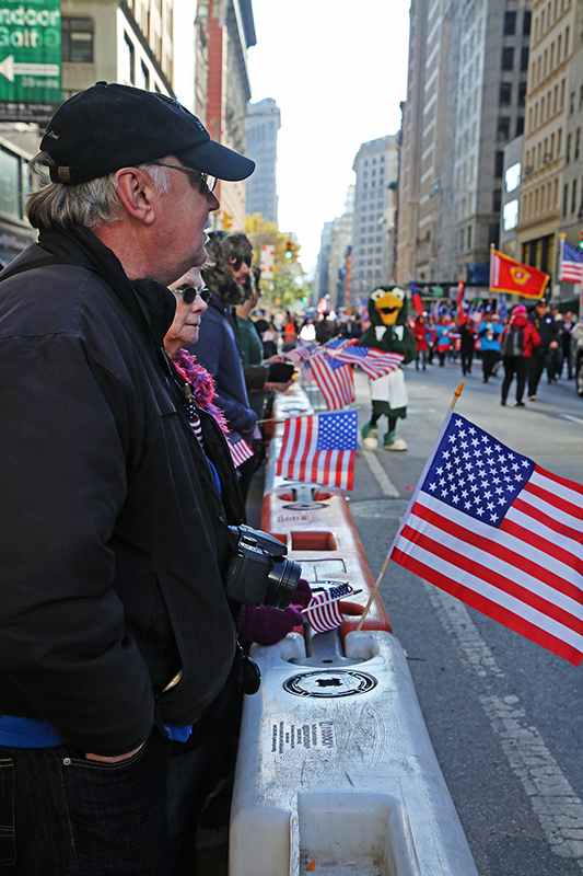 Veterans' Day : Parade : New York City : USA : Richard Moore : Journalist : Photographer :